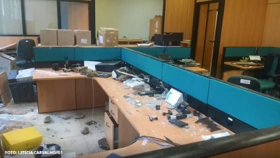 FOTOS: Depredações, ataques a Ministérios, vandalismo e confronto com a Polícia em Brasília