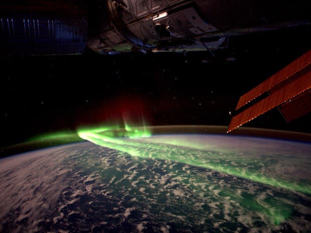 [FOTO] Astronauta fotografa aurora do espaço