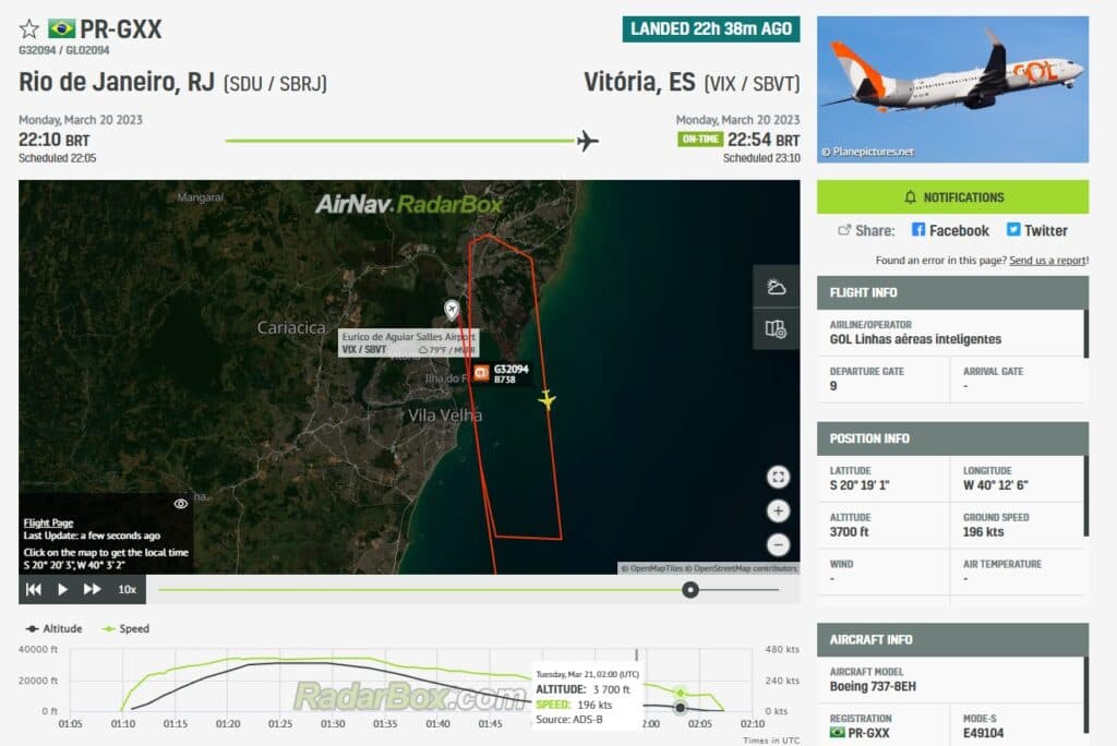 VÍDEO: Avião da GOL precisa arremeter devido a excesso de caranguejos na pista do aeroporto de Vitória-ES