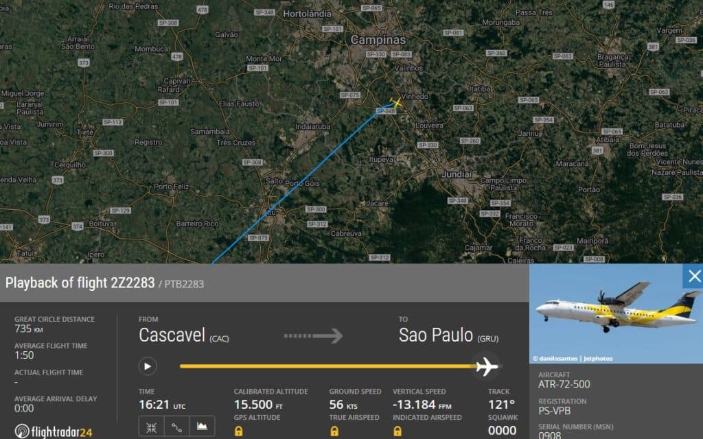 VÍDEOS: Avião ATR 72 da Voepass que ia para Guarulhos cai em Vinhedo, no interior paulista