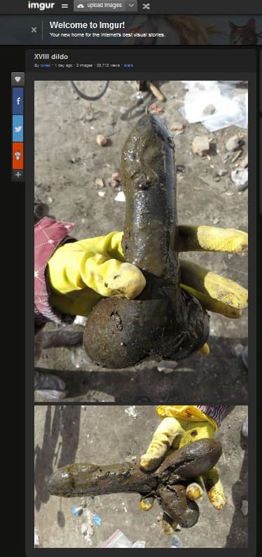 FOTO: Escavação na Polônia encontra brinquedo sexual de 300 anos