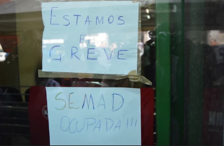 Greve Unificada: Com ocupação na Semad, gestão marca reunião com Entidades Sindicais