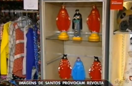VÍDEO - Arte ou pecado? Imagens de santos "alternativos" causam polêmica