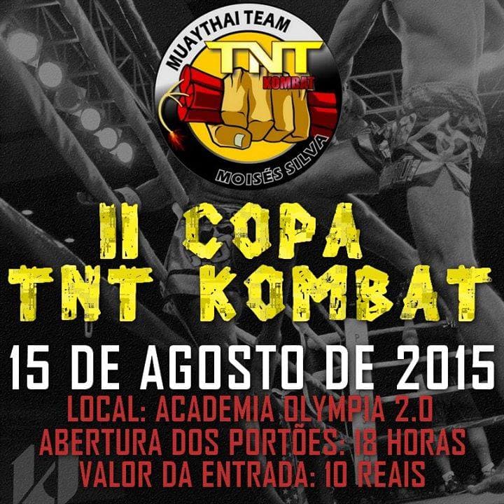 Com 15 lutas, II Copa TNT Kombat agita Nova Parnamirim neste sábado