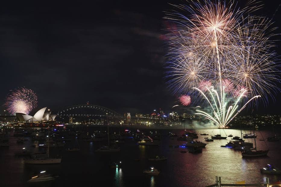 FOTOS: 2016 já chegou na Austrália!