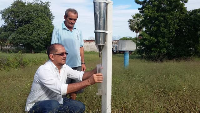 Pluviômetro da EMPARN registra chuva de quase 90 milímetros em Jardim do Seridó