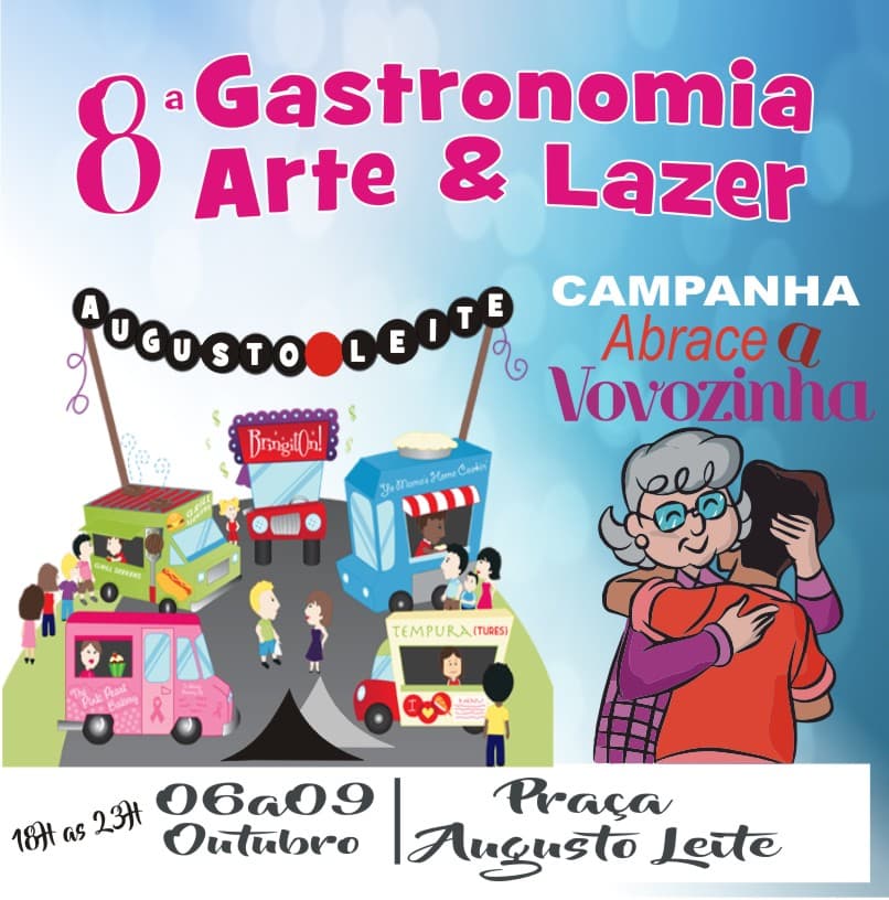 Oitava edição da Feira de gastronomia, Arte & Lazer, na praça Augusto Leite Praça Augusto Leite, começa nesta quinta