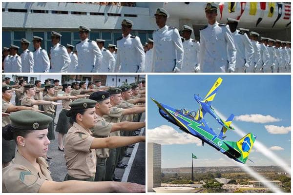 CONCURSOS: Marinha, Exército e Aeronáutica oferecem mais de 1.000 vagas