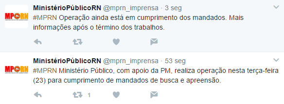MP confirma operação que o BG noticiou no início da manhã em Natal