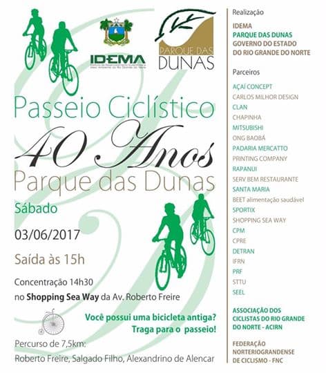 PASSEIO CICLÍSTICO: PRF comunica interdição parcial da BR-101 neste sábado, entre o viaduto de Ponta Negra e o viaduto do 4° Centenário