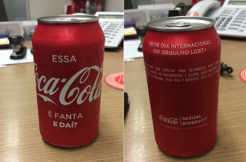 FOTO: ‘É Fanta, e daí?': Coca-Cola estampa latinha contra homofobia