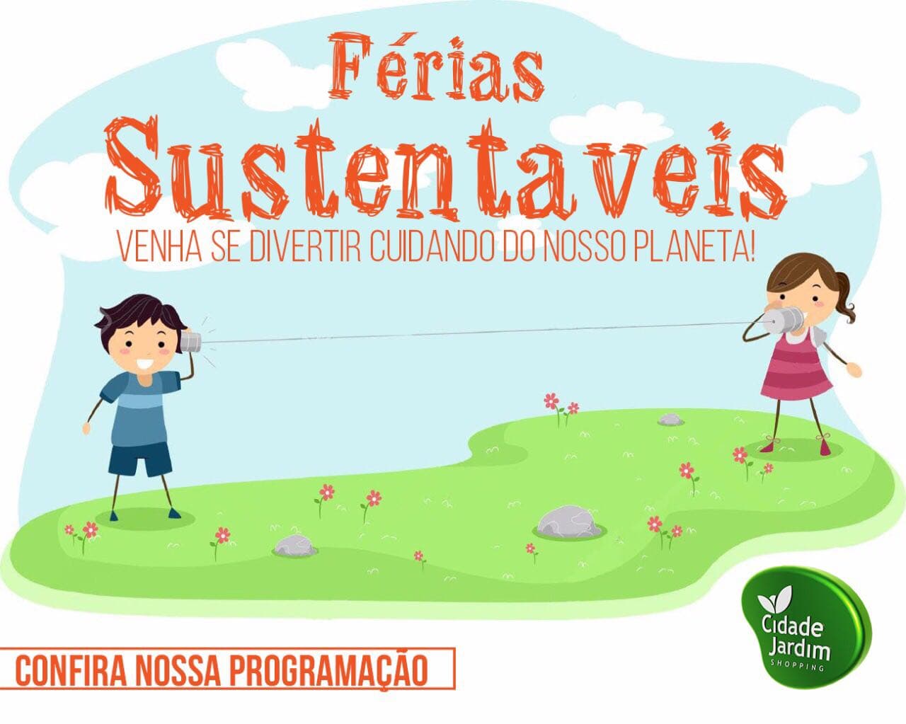Shopping em Natal oferece gratuitamente Férias Sustentáveis para diversão das crianças
