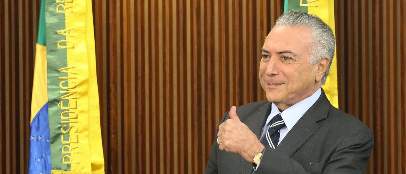 Temer comemora resultado do PIB: "Acabou a recessão!"