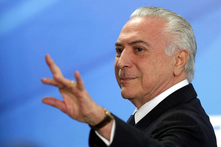 Em vídeo, Temer se confunde e diz que está ‘fazendo voltar o desemprego' no Brasil