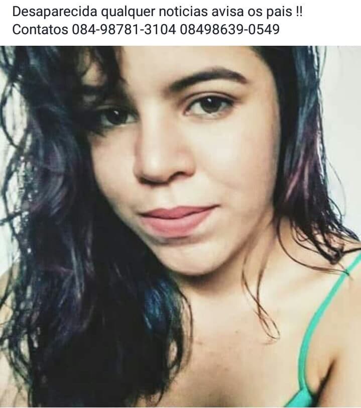 FOTO: Família procura por adolescente desaparecida; saiba como ajudar