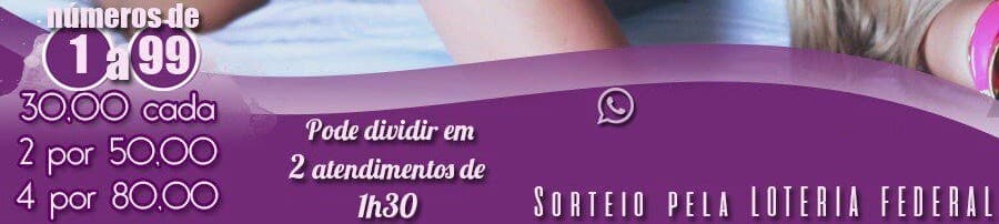 Garota de programa de luxo, que cobra uns R$ 3 mil, faz rifa para superar a crise