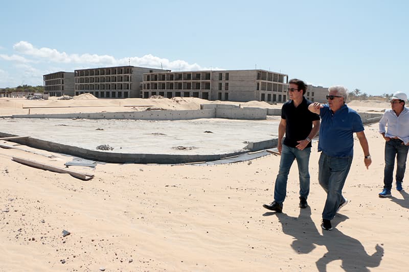 Governador acompanha obras do Resort Vila Galé em Touros