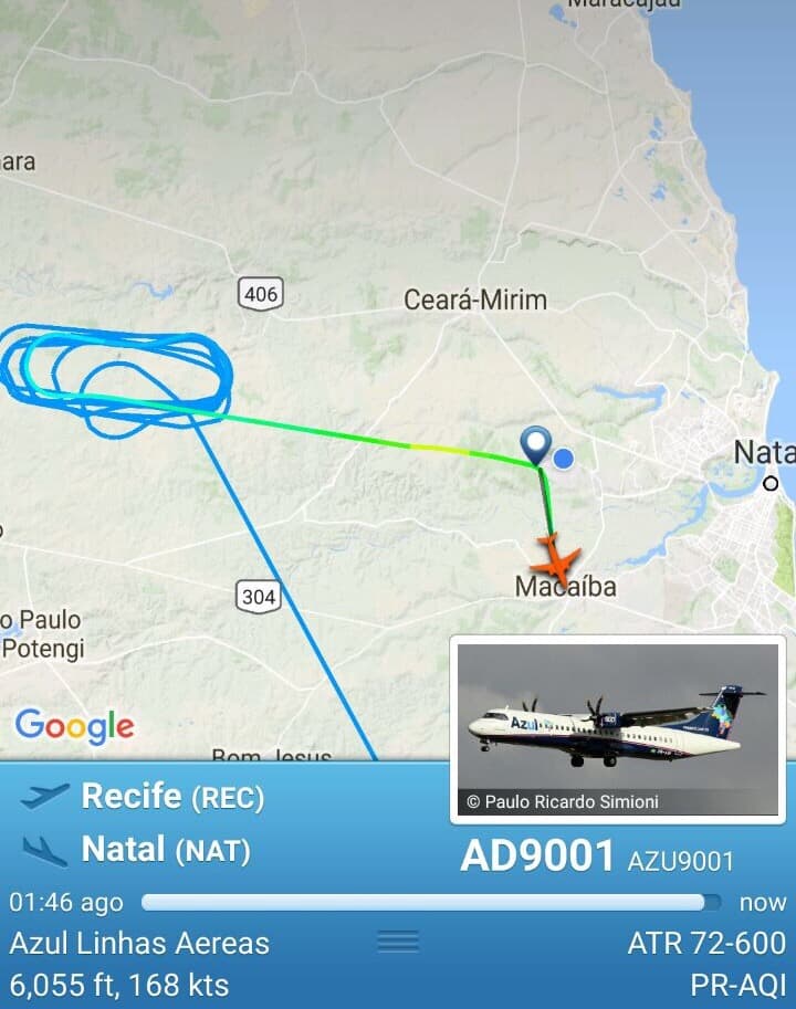 Por não ter ranhuras na pista alternativa, voos destinados ao aeroporto de São Gonçalo são desviados para Recife