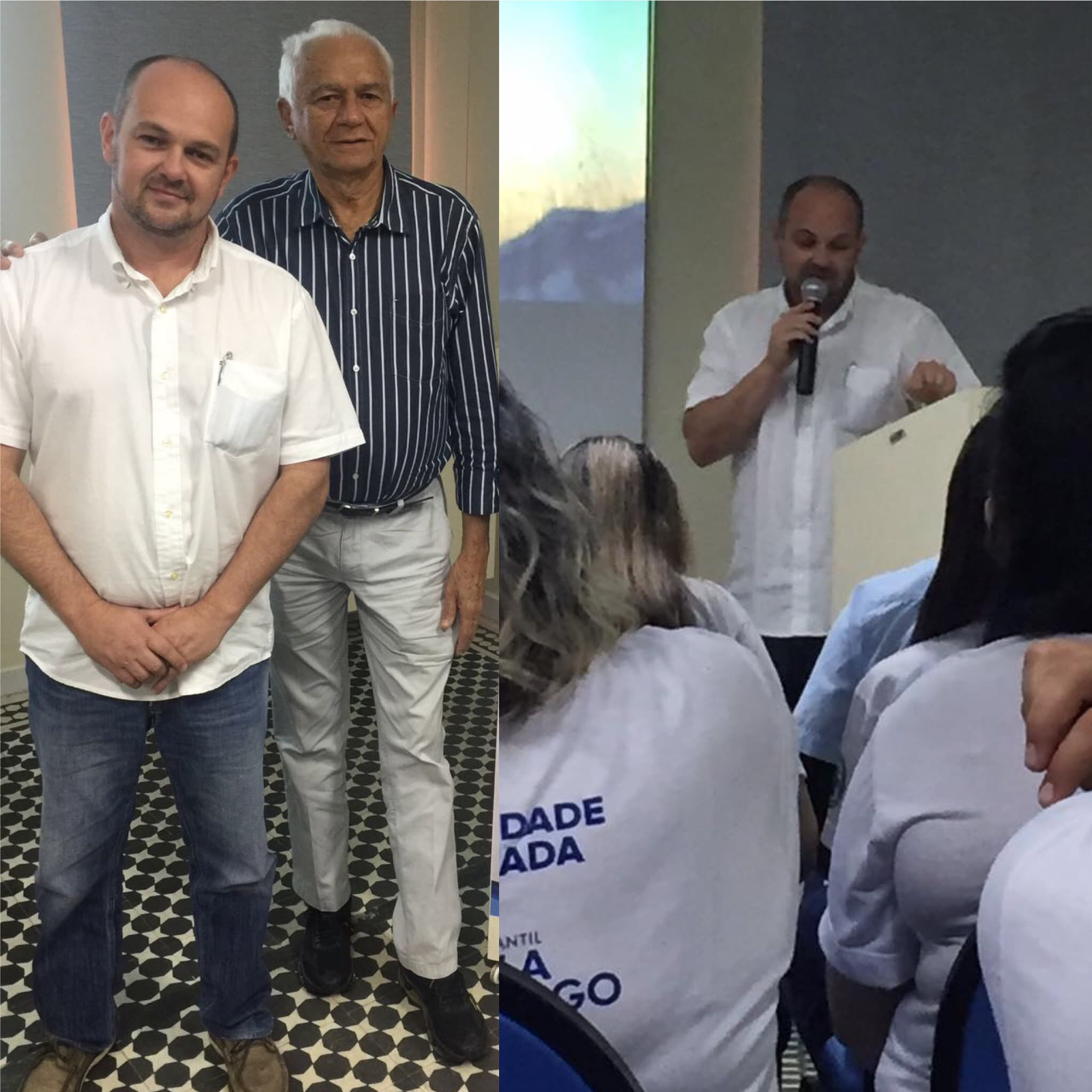 Palestra sobre criatividade ministrada por publicitário movimenta evento no Hospital Infantil Varela Santiago