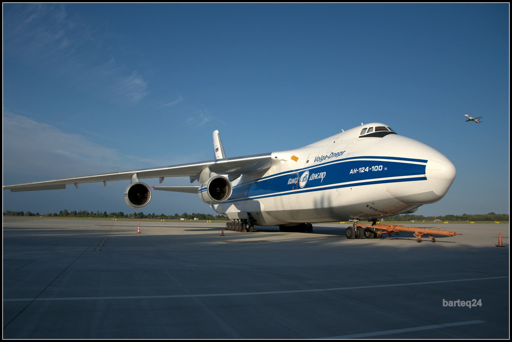 Avião Antonov 124-100 pousa no Aeroporto de Natal pela primeira vez