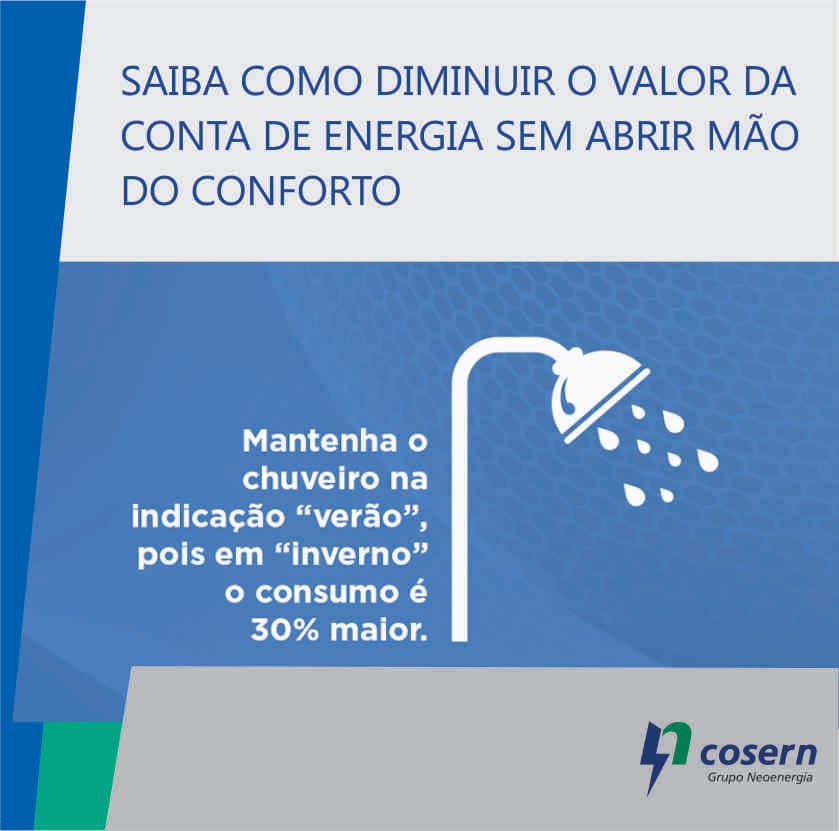 Bandeira Vermelha: Cosern orienta consumidor a intensificar consumo consciente para reduzir valor da conta de energia elétrica