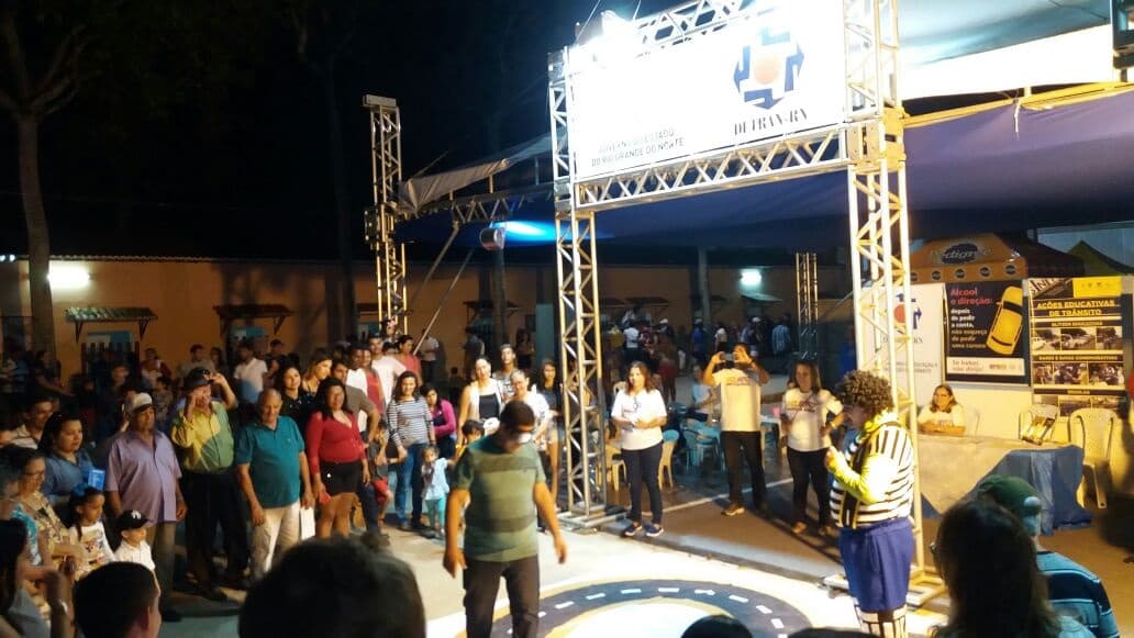 Detran monta estande e leva educação de trânsito para a Festa do Boi