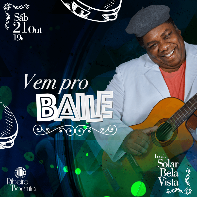 Baile Ribeira Boêmia traz Serjão Loroza e Liz Rosa