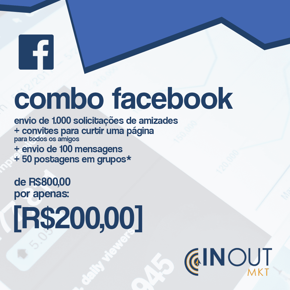 INFORME PUBLICITÁRIO - COMBO FACEBOOK: Aumente as curtidas da página da sua empresa no Facebook e potencialize o alcance da sua promoção