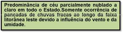 Veja previsão do tempo em Natal e outras cidades do RN entre esta quinta e sábado, segundo a Emparn