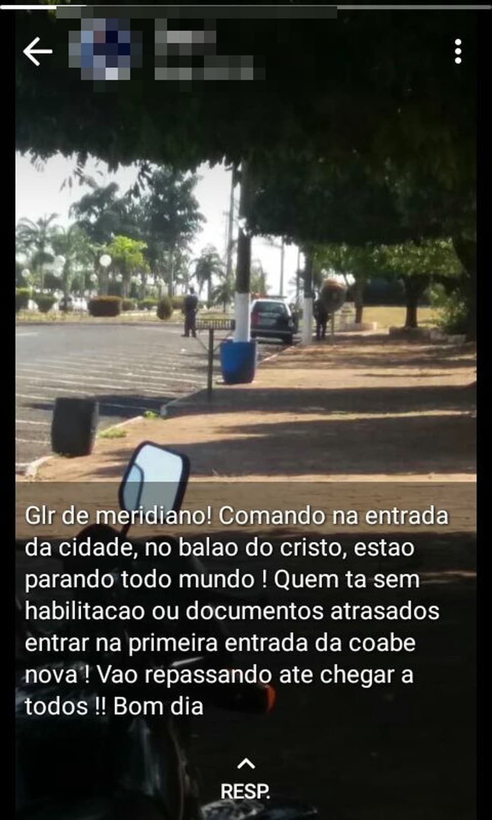 Homem revela locais de blitz no WhatsApp e vai preso em SP