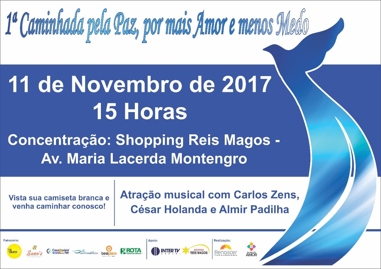 População se une pela paz em Natal e Parnamirim em caminhada no dia 11