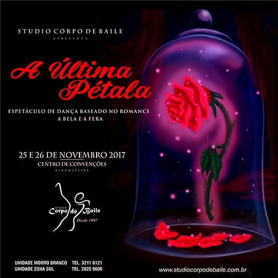 Studio Corpo de Baile apresenta em Natal espetáculo A Última Pétala, dias 25 e 26