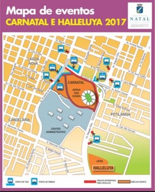 Com Carnatal e Halleluya nesta sexta, na Zona Sul de Natal, confira como funciona o trânsito na região