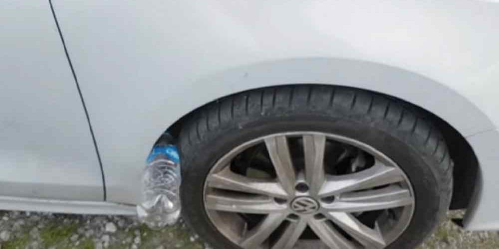 VÍDEO - (NOVA TÉCNICA DE ASSALTO): Se encontrar uma garrafa plástica na roda de seu carro fique atento ou chame a polícia