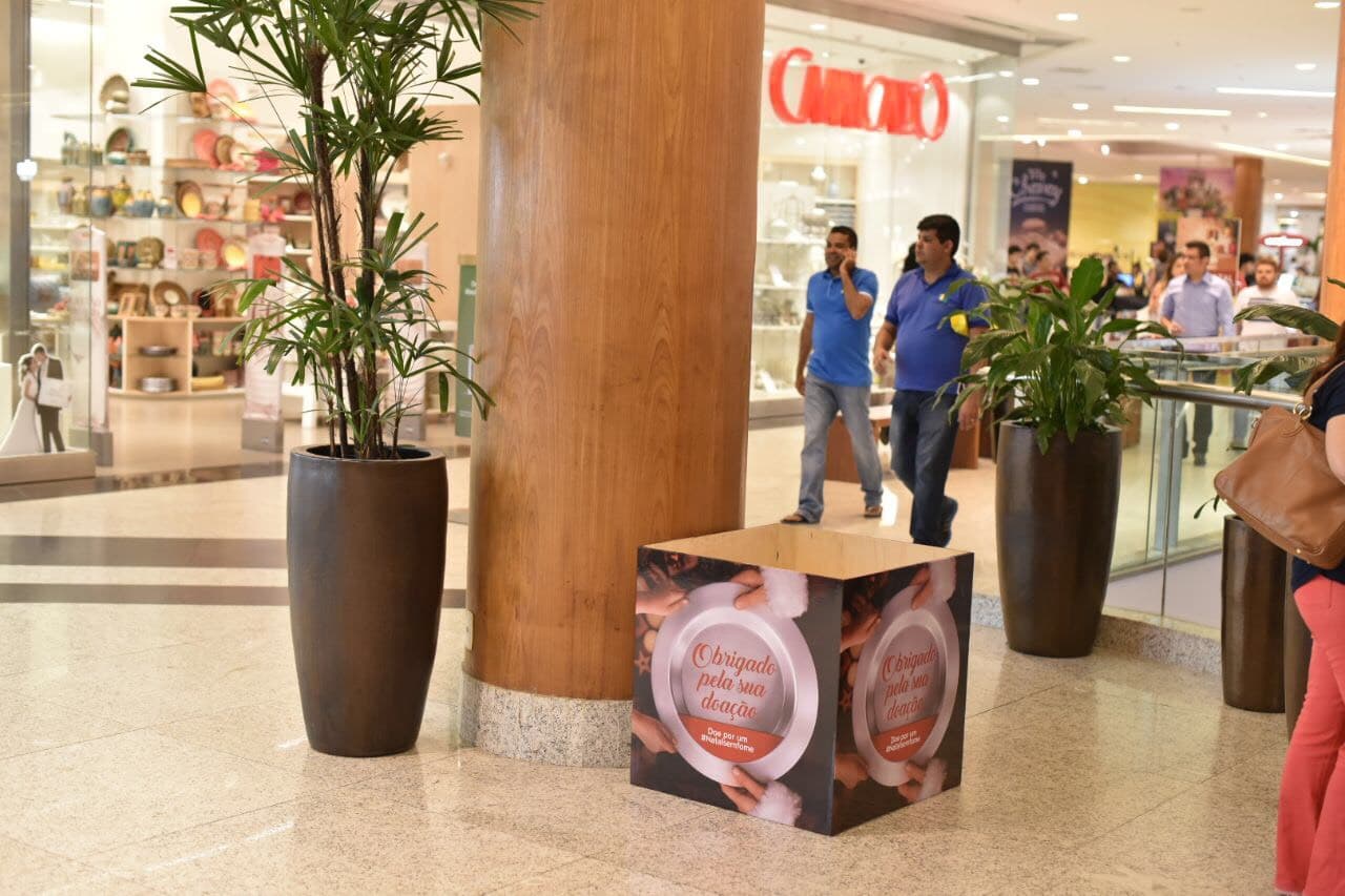 Arrecadações para a campanha Natal sem Fome seguem no Natal Shopping