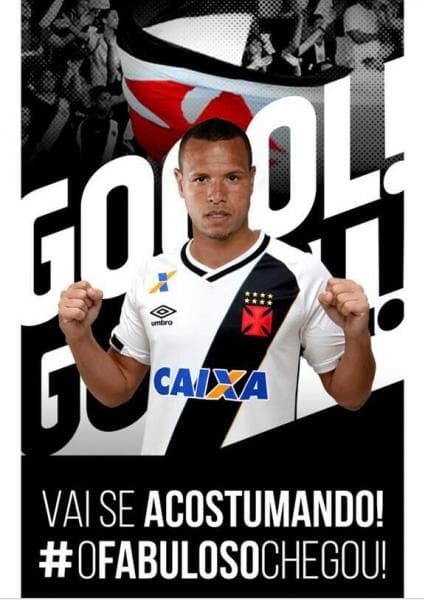 Vasco anuncia a contratação do artilheiro Luis Fabiano