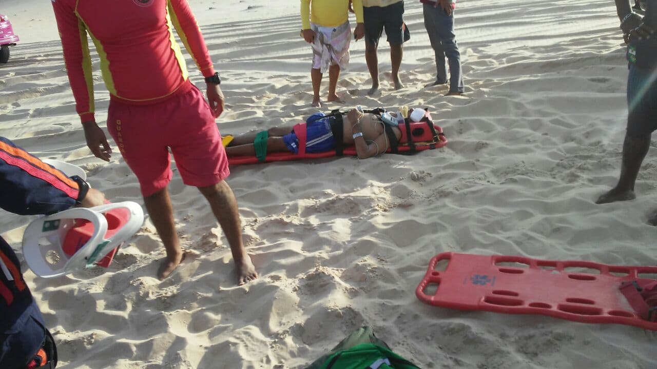 FOTOS: Acidente com buggy em dunas deixou feridos nesse domingo no litoral norte potiguar