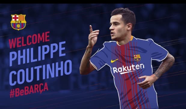 É oficial: Philippe Coutinho é anunciado pelo Barcelona