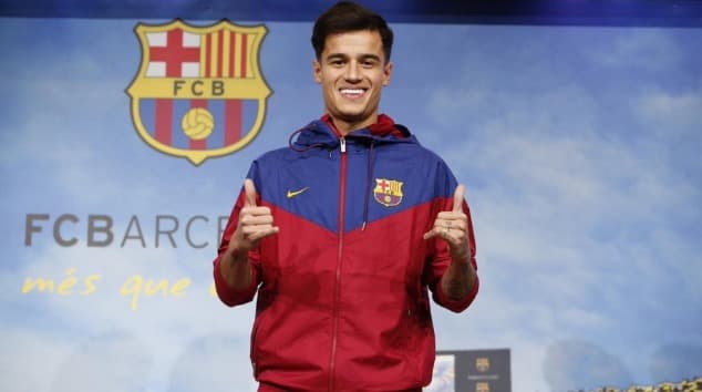 Coutinho se veste de Barcelona e manda recado: "Um sonho que se torna realidade"