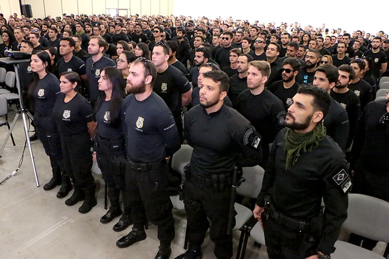 EMPOSSADOS - (FOTOS): Sistema prisional do RN recebe 571 novos agentes penitenciários