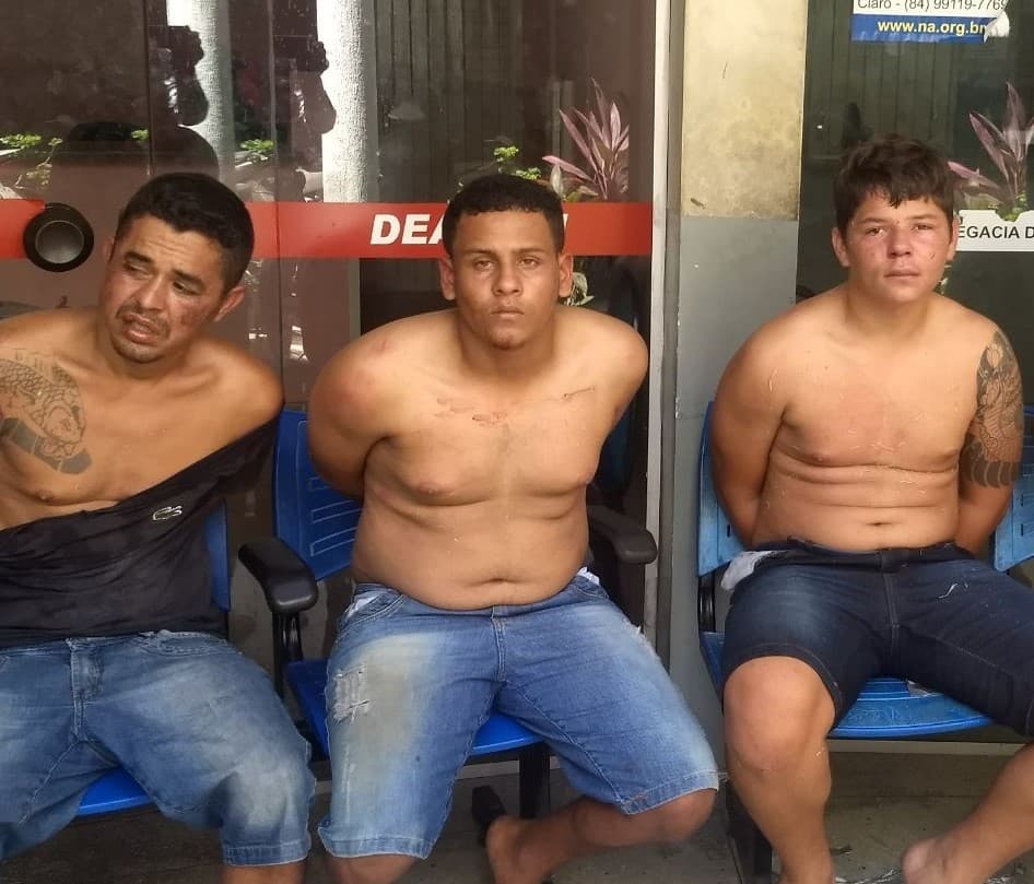 FOTOS: Guardas municipais e policiais militares desarticulam quadrilha suspeita de assaltos em Natal