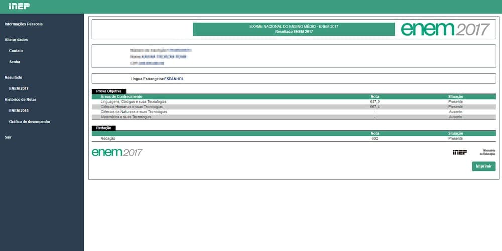 Notas do Enem 2017 são divulgadas; veja no site oficial