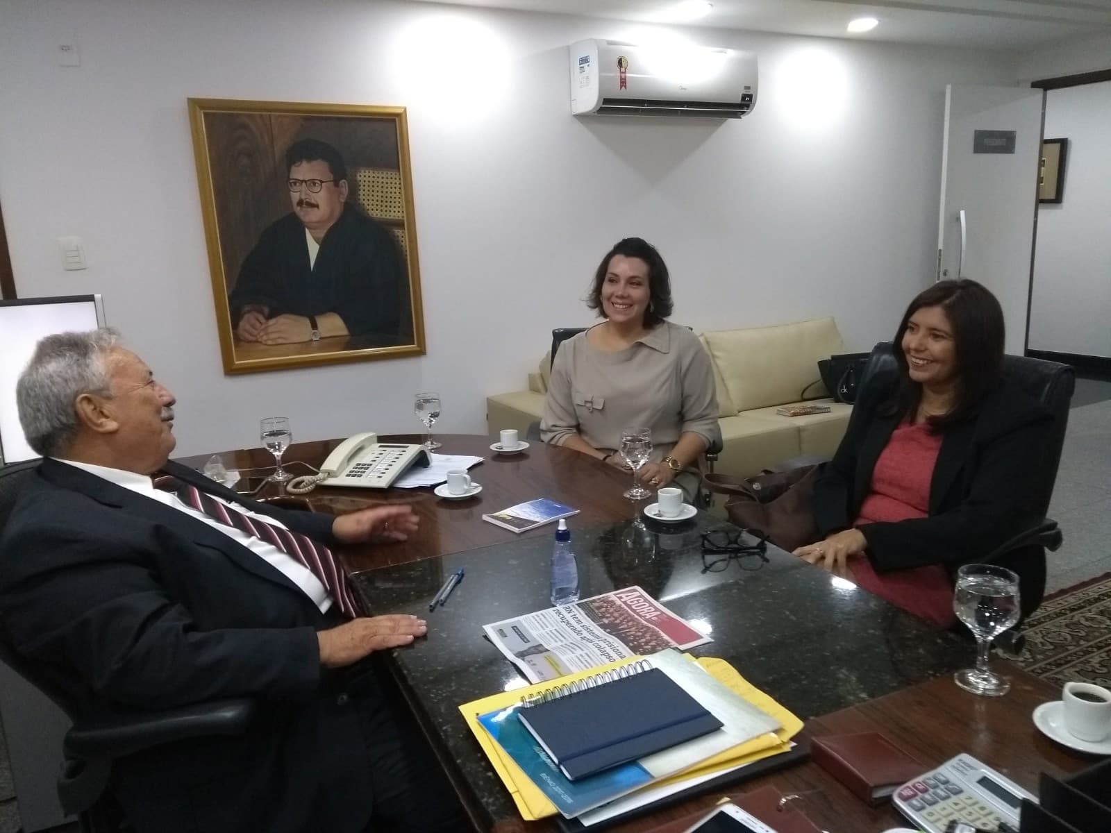 Presidente do Crea-RN discute mutirão de conciliação com presidente do Tribunal de Justiça