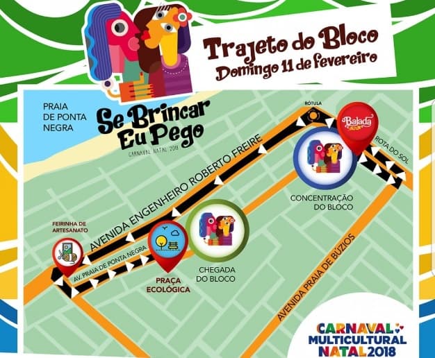 Bloco Se Brincar eu Pego pronto para o Domingo de Carnaval