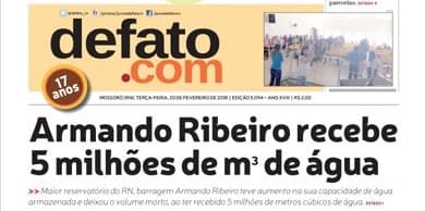 Armando Ribeiro Gonçalves, maior reservatório do RN, recebe cinco milhões de metros cúbicos