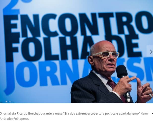 Problema do jornalismo está nas ‘fuck news', afirma Ricardo Boechat