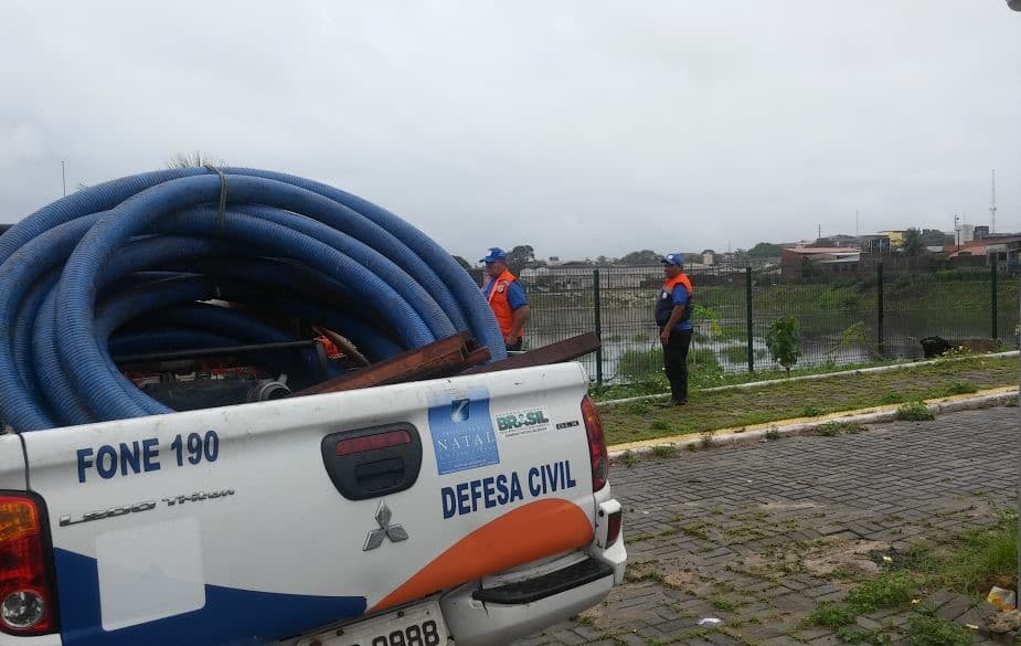 Veja ocorrências e monitoramento da Defesa Civil em Natal nesta quinta de chuvas