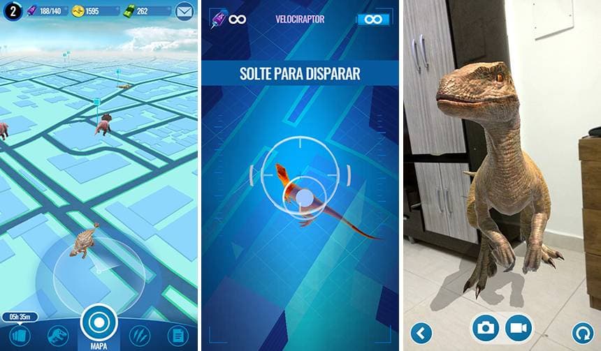 Jurassic World Alive, um Pokemon Go de dinossauros, chega ao Android e iPhone