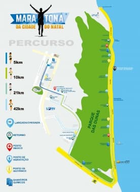 Divulgado percurso da Maratona da Cidade do Natal