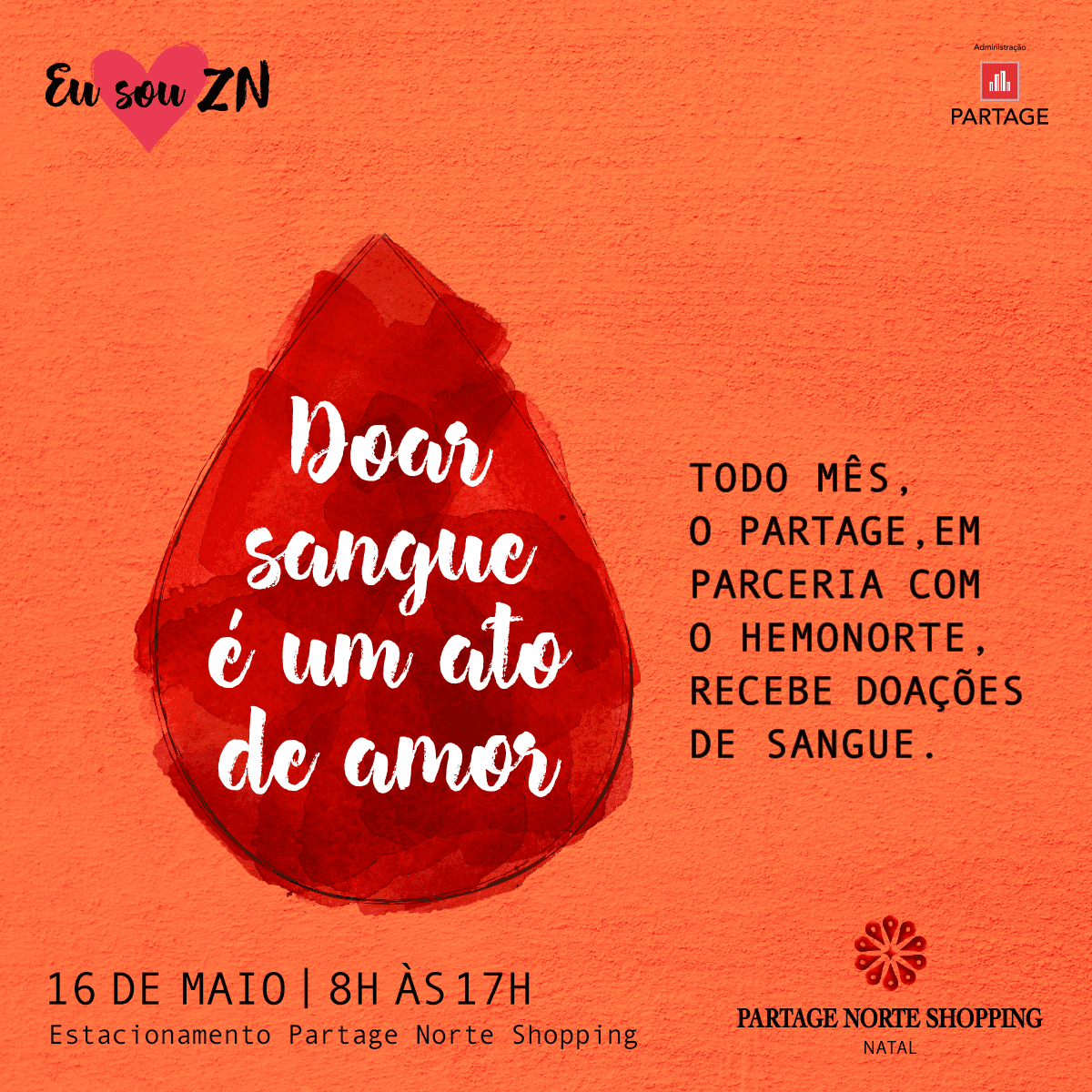 Partage Norte Shopping recebe unidade móvel do Hemonorte